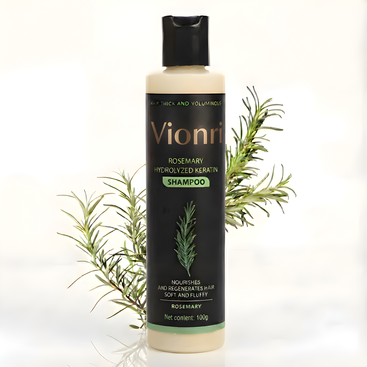 Champú de Romero 100% Orgánico – Estimula el Crecimiento del Cabello