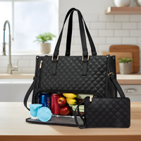 Tote Multifuncional con Bolsillo Aislado para Comida y Laptop